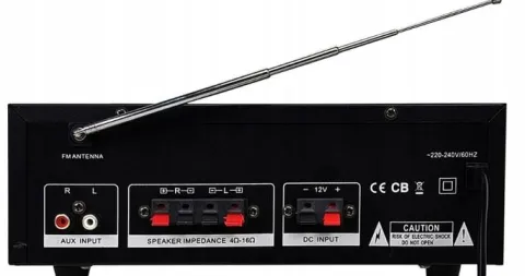 ZESTAW NAGŁOŚNIENIA 600W KOLUMNY GŁOŚNIKOWE + 2 MIKROFONY KARAOKE BLUETOOTH