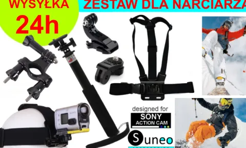 ZESTAW NA NARTY DO KAMER SONY ACTION CAM