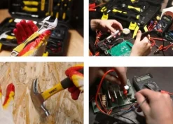 ZESTAW NARZĘDZI DLA ELEKTRYKA KLUCZ MIERNIK PRĄDU