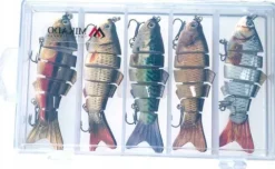 Zestaw na Spinning 5x wobler łamany Pudełko Mikado