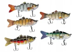 Zestaw na Spinning 5x wobler łamany Pudełko Mikado