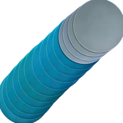 ZESTAW PAPIER WODNY DO SZLIFOWANIA NA MOKRO RZEP KRĄŻKI 75 P800-3000 + DYSK