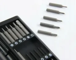 Zestaw precyzyjnych śrubokrętów 25w1 torx wkrętaki magnetyczne bity + etui