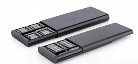 Zestaw precyzyjnych śrubokrętów 25w1 torx wkrętaki magnetyczne bity + etui