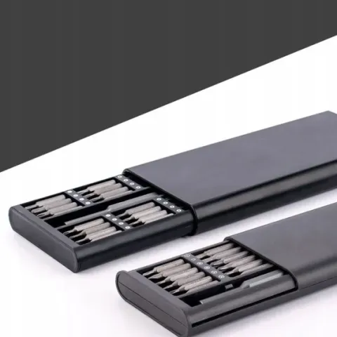 Zestaw precyzyjnych śrubokrętów 25w1 torx wkrętaki magnetyczne bity + etui