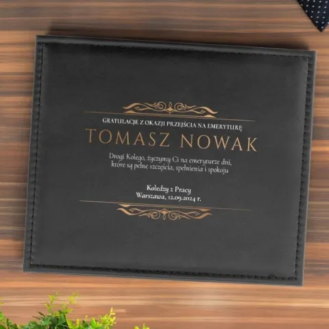 Zestaw Prezentowy na Emeryturę Zegarek Spinki do Koszuli Długopis + GRAWER