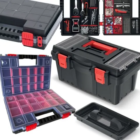 Zestaw Skrzynka narzędziowa KDR5025 + Organizer NORD14DUO