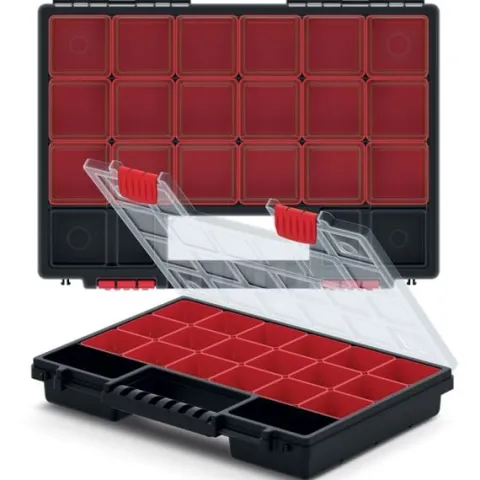 Zestaw Skrzynka narzędziowa KDR5025 + Organizer NORD14DUO