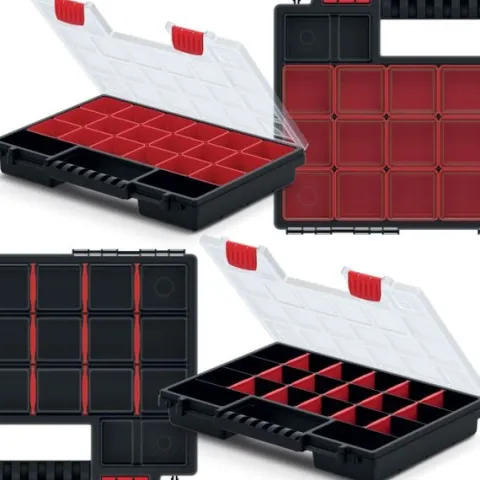 Zestaw Skrzynka narzędziowa KDR5025 + Organizer NORD14DUO