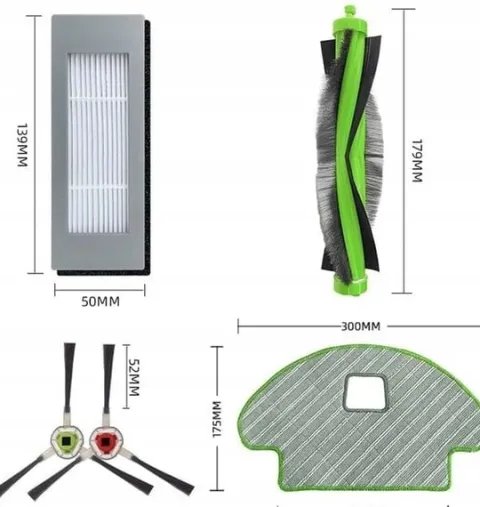 ZESTAW SZCZOTKI FILTRY MOP DO ODKURZACZ IROBOT ROOMBA COMBO R113840