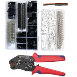 Zestaw szczypcy zaciskania DuPont złączami JST-PH 2,0/JST-XH 2,54 mm