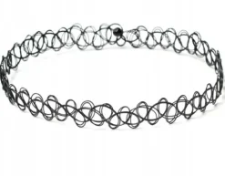 Zestaw 10 szt CHOKER naszyjnik rzemyk koronka boho B72_CC