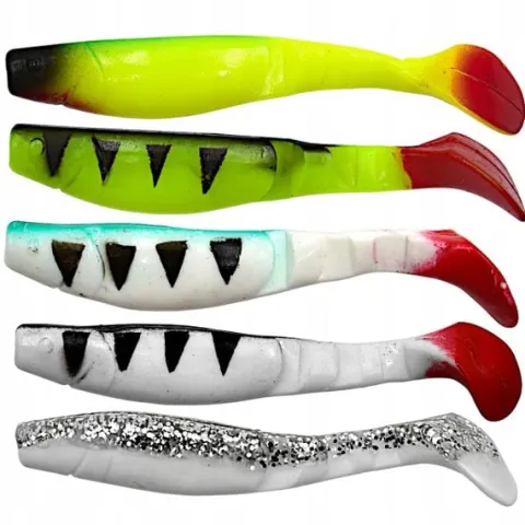 Zestaw 20 szt KOPYTO guma 10cm / 8,4g, 12cm / 13g