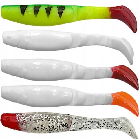 Zestaw 20 szt KOPYTO guma 10cm / 8,4g, 12cm / 13g