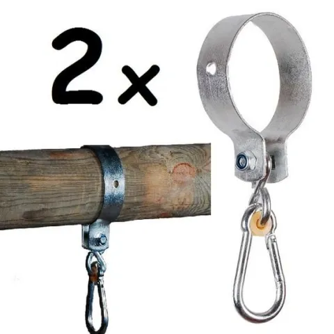 ZESTAW 2szt. obejma 100mm do belki okrągłej