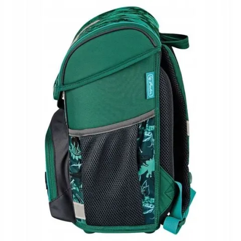 Zestaw tornister plecak szkolny Loop Plus Green Rex dinozaur 6-9lat HERLITZ