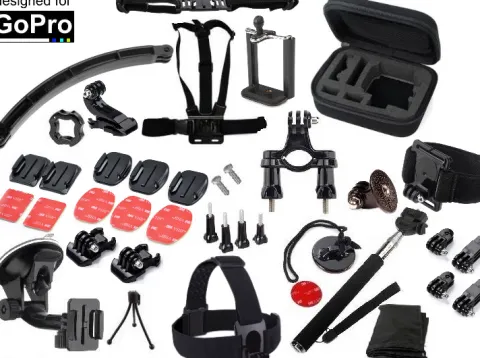 ZESTAW XXL Z WALIZKĄ DO KAMERY GOPRO HERO 7 6 5 4 3 walizka