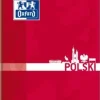 Zeszyt w linię A5 Oxford 80 kartek Twarda Okładka Polski ZESTAW