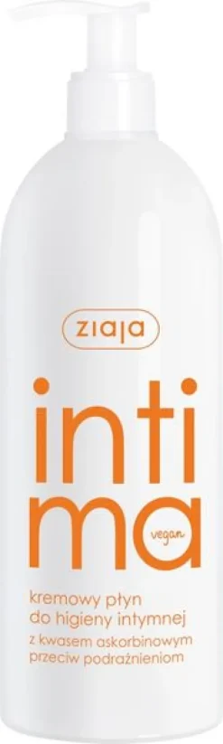 ZIAJA INTIMA PŁYN DO HIGIENY INTYMNEJ Z KWASEM ASKORBINOWYM 500 ML