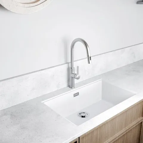 Zlewozmywak AURILIO 80.1 White Clean Tech