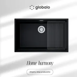 Zlewozmywak GLOBALO Miralio 80.1 Black/IX