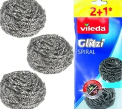 Zmywak stalowy Vileda Glitzi Spiral 3 szt.