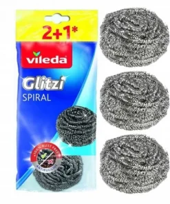 Zmywak stalowy Vileda Glitzi Spiral 3 szt.
