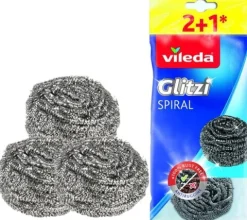 Zmywak stalowy Vileda Glitzi Spiral 3 szt.