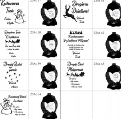 ZNICZ SERCE z różą personalizowany Z GRAWEREM DLA BABCI dużo wzorów
