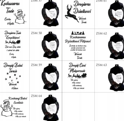 ZNICZ SERCE z różą personalizowany Z GRAWEREM DLA BABCI dużo wzorów