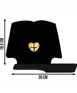 Znicz Solarny Ażurowy LED XL Premium Elegancka Księga ze Złotym