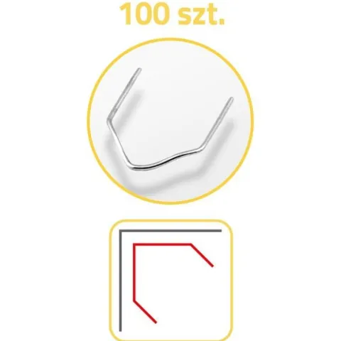 Zszywki do spawarki do plastiku 100 szt typ D Humberg