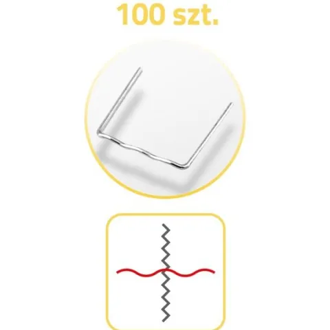 Zszywki do spawarki do plastiku 100 szt typ C Humberg